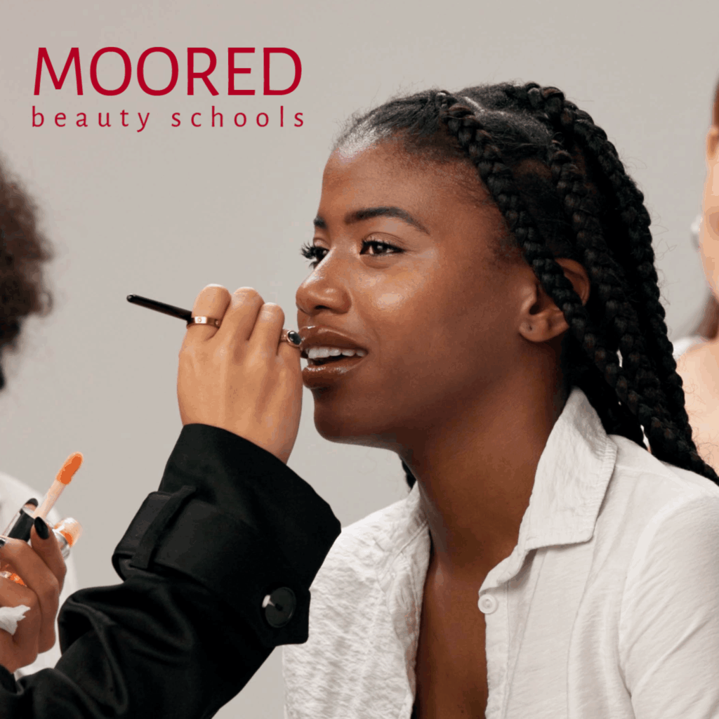 beauty school student